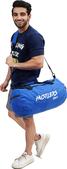 Hustlers Gym Bag, Sports Travel Duffel Bag with Wet Pocket & Water Resistance for men and women