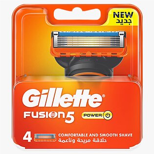 Gillette Fusion Power Shaving Razor Carts 4s