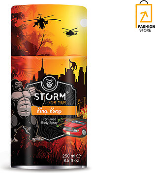 Storm king Kong Body Spray For Men - 250ML / Body Perfume / Latest / Turkey Made