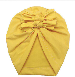 Baby Girl Turban Cap Beanie Flower Bow Cotton Soft hat