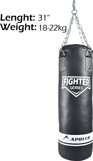 APOLLO BOXING BAG REXINE PUNCHING BAG MMA AND BOXING TRAINING