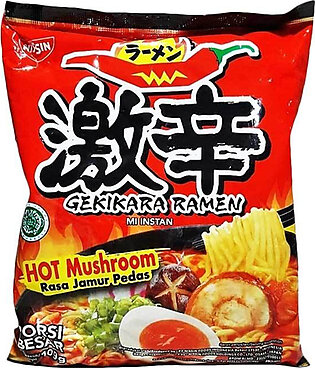 Nissin Gekikara Ramen Noodles Hot Mushroom 109 Gm ( Pack Of 5 )