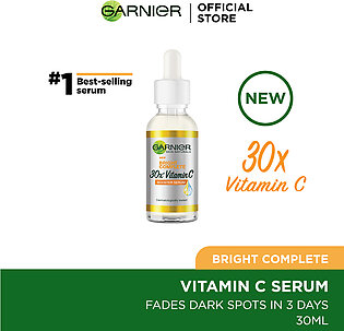 Garnier Skin Active Bright Complete Vitamin C Booster Serum 30 ML - Contains Niacinamide