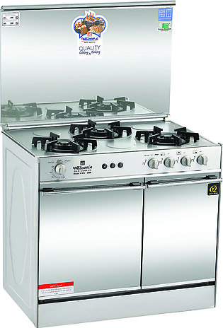 Welcome 3 Burner 34" Gas Cooking Range WC-7500 - Silver