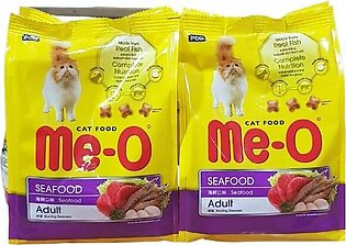 Me-o Adult Cat Food Sea Food 450 X 2
