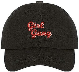 Girl Gang Baseball Hat Feminist Girl Power Embroidered Cap Girl Boss Hat