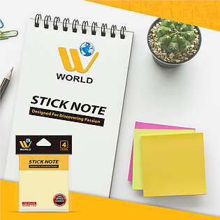 Wbm Sticky Notes 100 Sheets, Sticky Notes Pad, Multi Color Sticky Notes