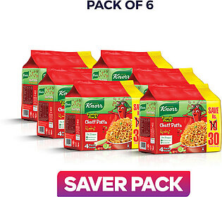 Rs.80 Off On Pack Of 6 Of Knorr Chatt Patta Noodles Multipack - 244g