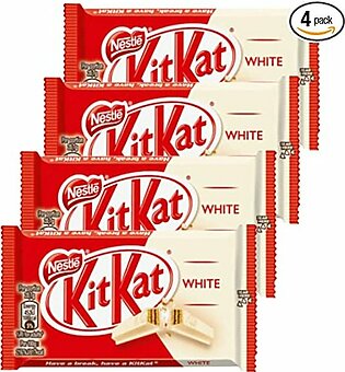 Nestle KitKat White Chocolate Bar 41.5g -  Pack of 4