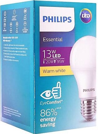 Philips Led Bulb 13w White Essential Series