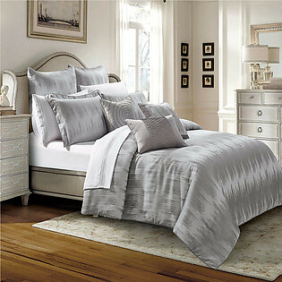 Jacquard Bed Spreads Bedding Set- Bedspreads Set with Pillowcases- Quilted King Size