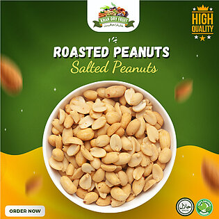 Dry Salted Roasted Peanut 500gm Packing White Premium Quality