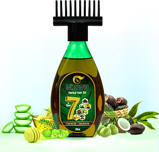 Nizwa 7 Herbal Hair Oil With Comb Hair Oil For Girl And Women