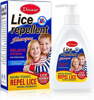 Disaar Natural Anti Inflammatory Hair Products Peppermint & Salicylic Acid Lice Repellent Hair Shampoo Ds5238