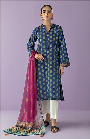 Orient Unstitched 2 Piece Shirt Dupatta For Women And Girls - Collection: Orient Lawn Vol. I 2023