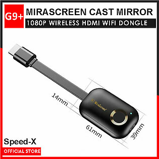 Mirascreen G9 Plus 2.4g 1080p Wireless HDMI Wifi Dongle Mirror Screen Streamer Cast for Mirroring Miracast