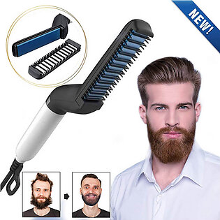 Electric Hair Comb Beard Straightener Brush For Men
