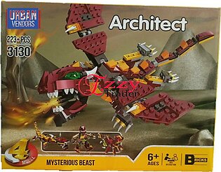 Lego_ Blocks Set Building Blocks Mysterious Beast Dragons Dinosaurs 223 + 4 Models Pieces Building Blocks for Kids Construction Le-go Decool JiSi