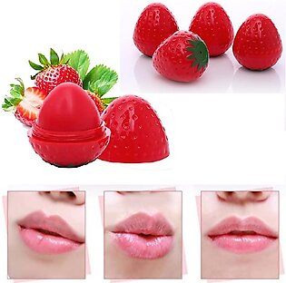 Strawberry Moisturizing Lip Balm - Red