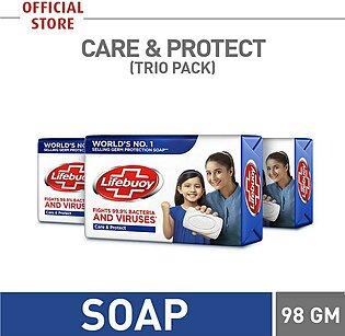 9% OFF ON LIFEBUOY CARE & PROTECT SOAP BAR TRIO 98GM