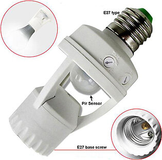 Pir Infrared Motion Sensor Led Lamp Bulb Holder E27 Ac220v