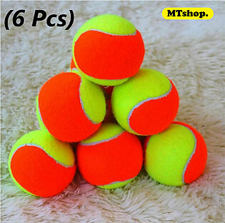 Cricket Balls - Tennis Balls - Pack of 6 - Cricket Tennis Balls