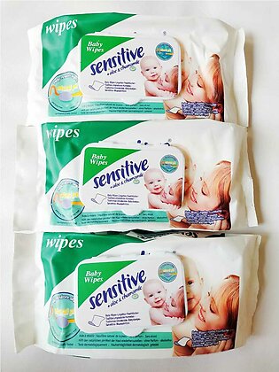 Sensitive Baby Wipes Pack of 3