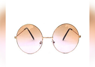 Brown Lens Round Fashion Sunglasses For Men And Women