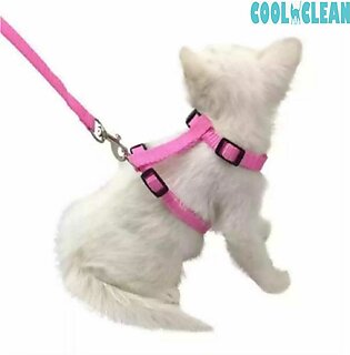 Pet Harness For Cat & Puppies Adjustable (color Choice Available)