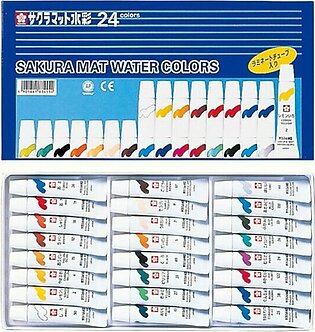 Sakura Matt Watercolor Paint 5ml Tube (available In Set Of 12 And 24)