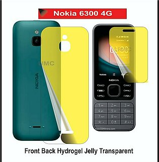 Nokia 6300 4g Screen Protector Hydrogel Transparent Jelly Pack Of 2