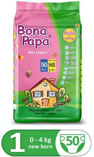 Bona Papa Super Baby Diaper Newborn Size - 50pcs Pack