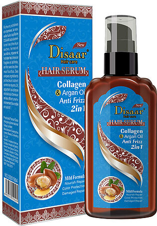Disaar Collagen & Argan Oil Anti Frizz 2 In 1 Hair Serum 120ml-ds51984