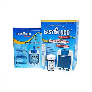 Easy-gluco Meter With 25 Free Strips
