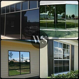 Black tinted glass paper / Glass paper for privacy of windows, doors etc.