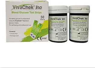 Vivacheck Ino Blood Glucose Test Strips 50