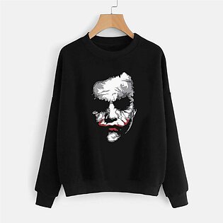 Joker Round Neck Full Sleeves Sweatshirts For Both Girls/boys