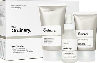 The Ordinary - The Daily Set - Squalane Cleanser, Hyaluronic Acid 2% + B5, Natural Moisturizing Factors + Ha