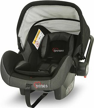 Tinnies Baby Black Comfortable Carrier & Car Seat