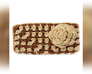 Crochet Multi Color Clutch Stylish Purse For Women