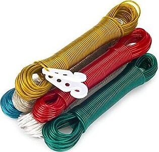Wet Cloth Laundry Rope Pvc Coated Metal Cloth Drying Wire - 20 Metres