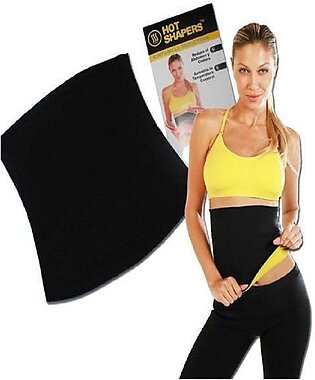 Hot Thermo Body Shaper Belt - Black & Yellow