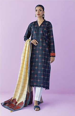 Orient Unstitched 2 Piece Suit For Girls And Women Printed Lawn Shirt And Lawn Dupatta - Summer Collection Vol 3 - Collection: Lawn Vol. Iv 2023