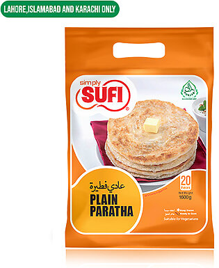 Simply Sufi Plain Paratha 1600 Grams