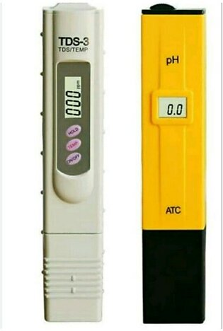 Pack Of 2 High Quality Tds And Atc Ph Meter For Water Quality Test / Testing
