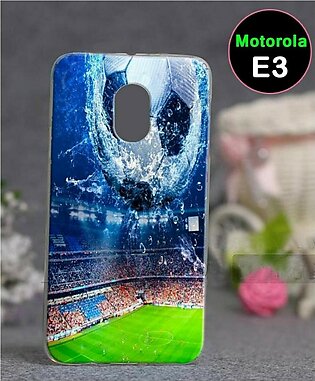 Motorola E3 Mobile Cover - Football Cover