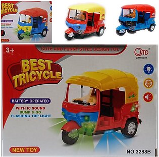 Good Looking Electric Tricycle Toy With Light & Music - Baby Toy