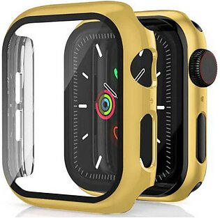 High Quality Tempered Glass Full Screen Bumper Case Compatible For Apple Watch 44mm Series 4 5