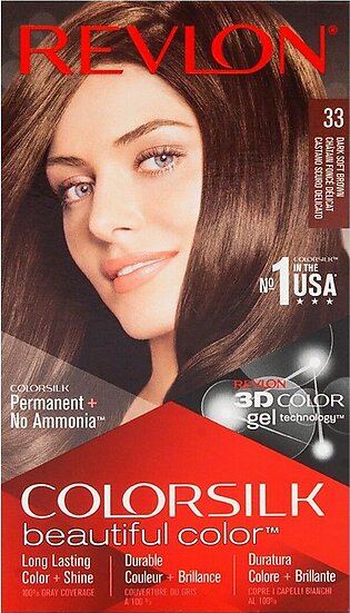 Revlon (italy) 33 Dark Soft Brown 3d Hair Color