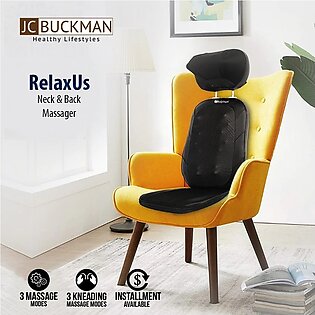 JC Buckman RelaxUs Neck and Back Massager with Shiatsu, Kneading and Vibration as a Massage Mode